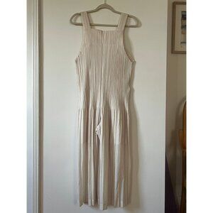 Issey Miyake Pleats Please Off-white Thicker Bottoms 2 Jumpsuit